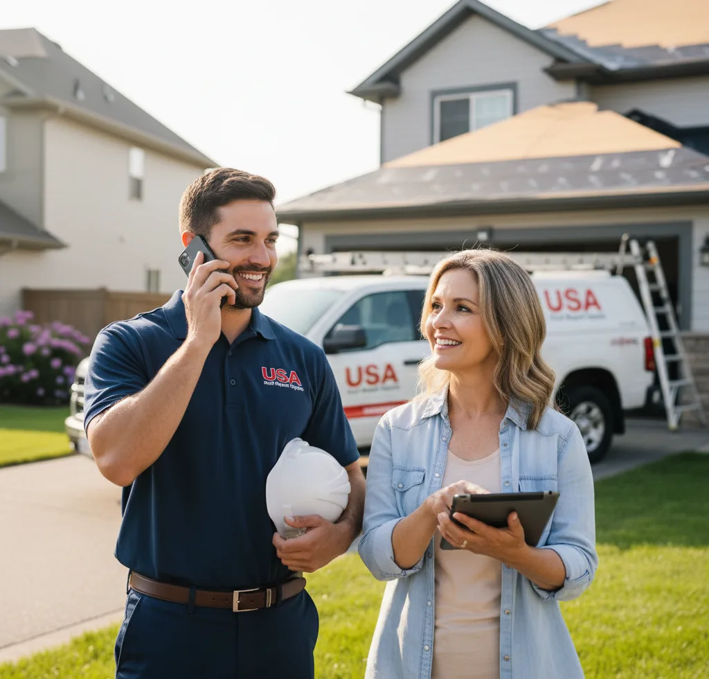 USA Roof Repair Experts customer support in Clyde